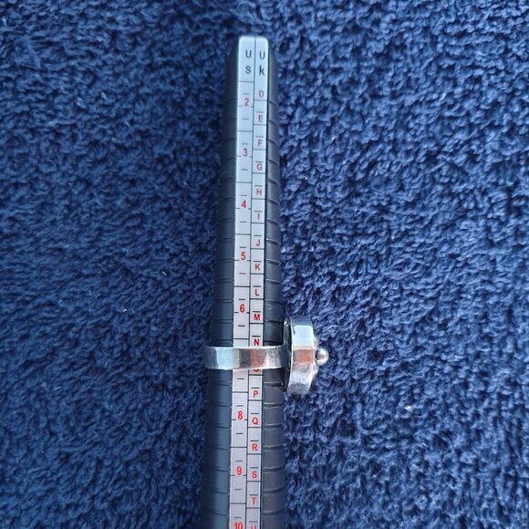 🍇 One-of-a-Kind Vintage Scandinavian Sterling Silver Grapes Ring - Picture 11 of 13